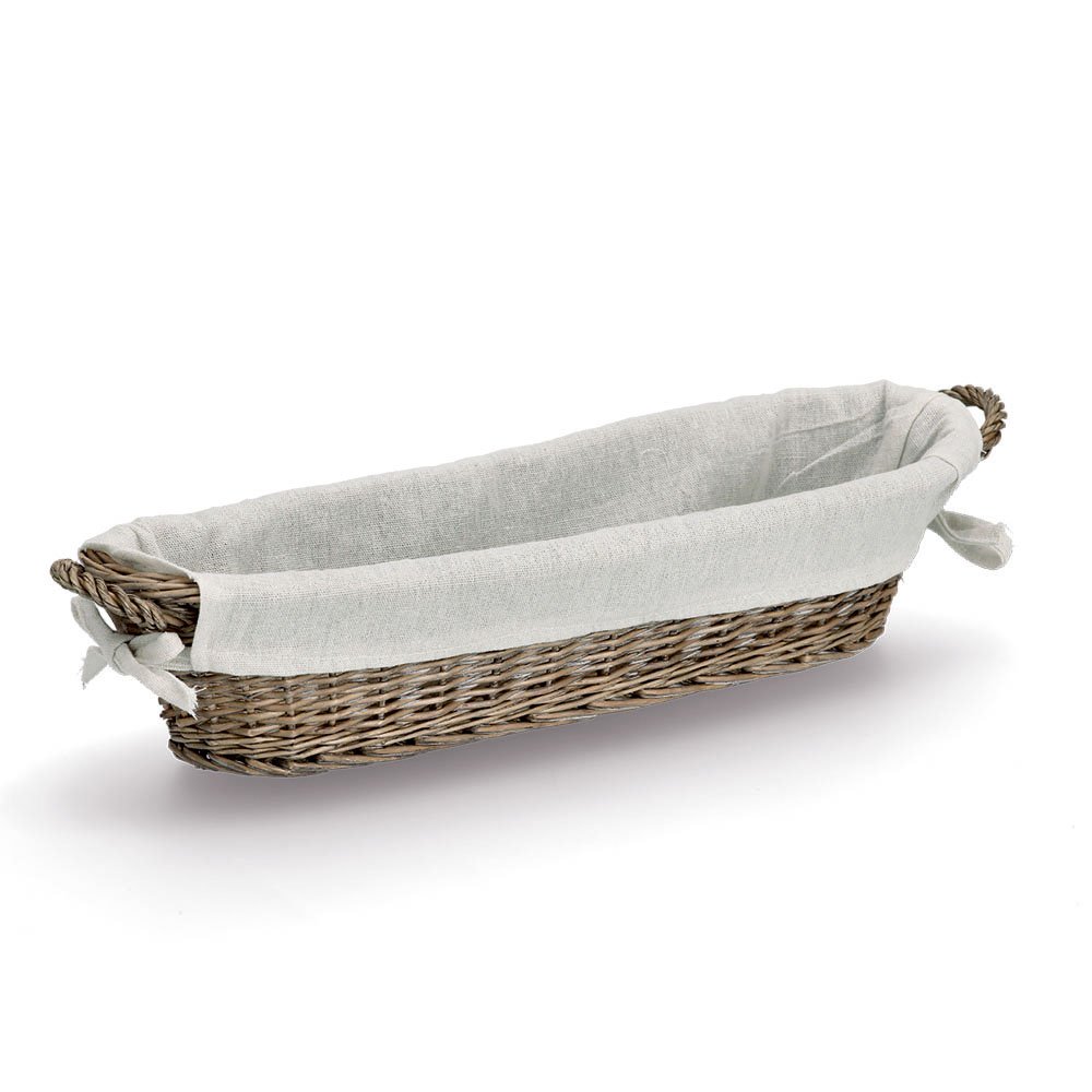 zeller-present-home-living-baguette-korb-weide-mit-beutel image 1