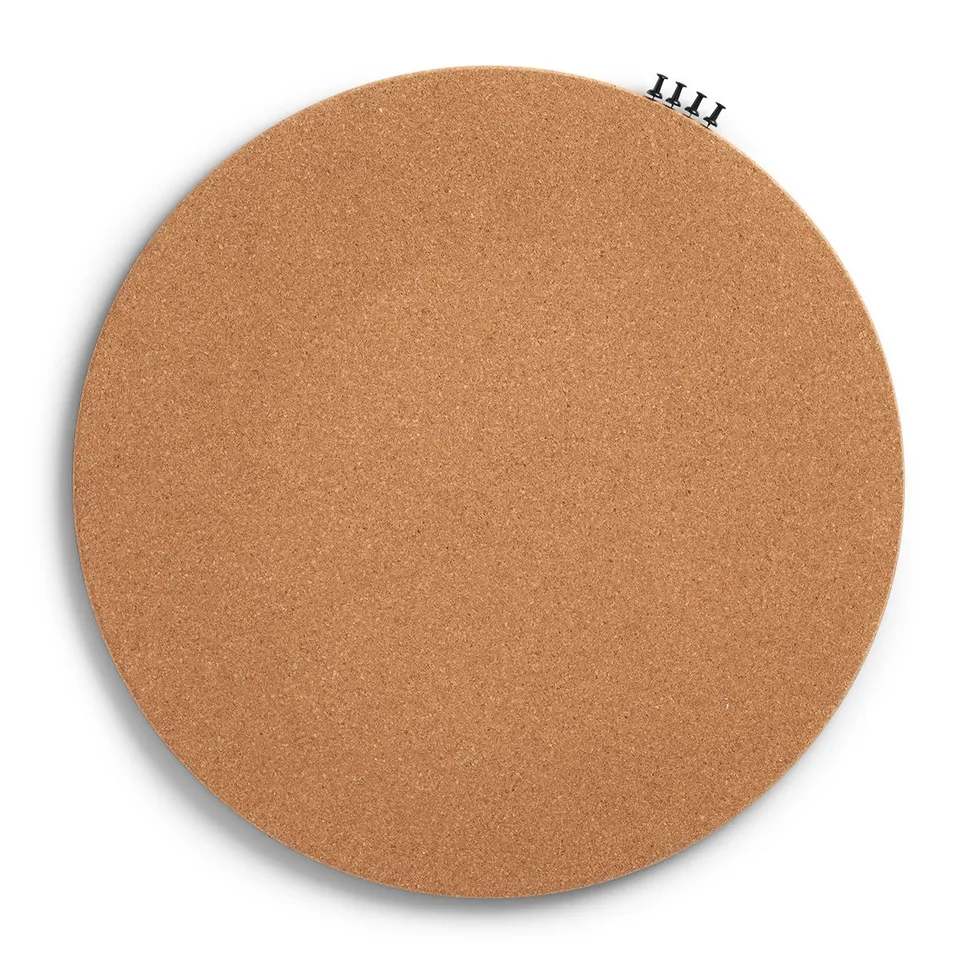 zeller-present-office-pinboard-kork-rund-pinnwand-mit-pins image 1