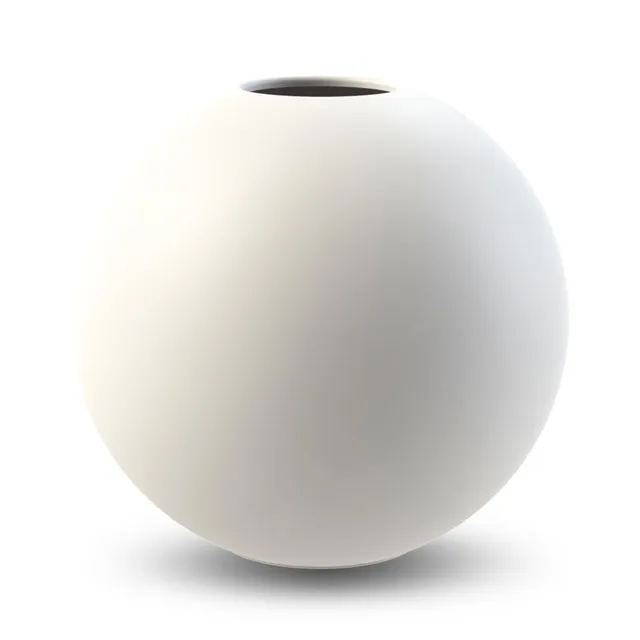 cooee-design-ball-vase-porzellanvase-wei-20-cm-matt image 1