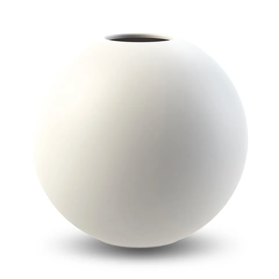 cooee-design-ball-vase-porzellanvase-wei-20-cm-matt image 1