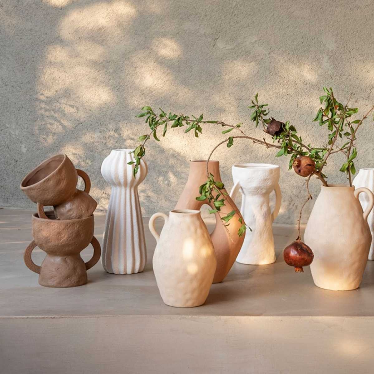 andrea-house-migori-vase-keramik-braun image 2