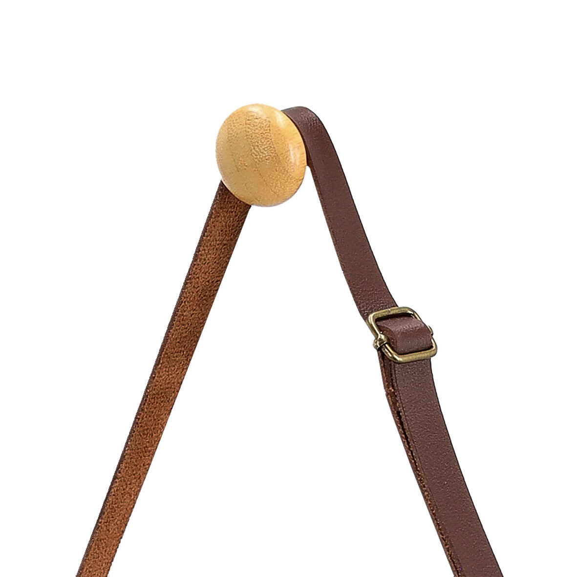 zeller-home-living-wandspiegel-rund-bambus-gurt image 3