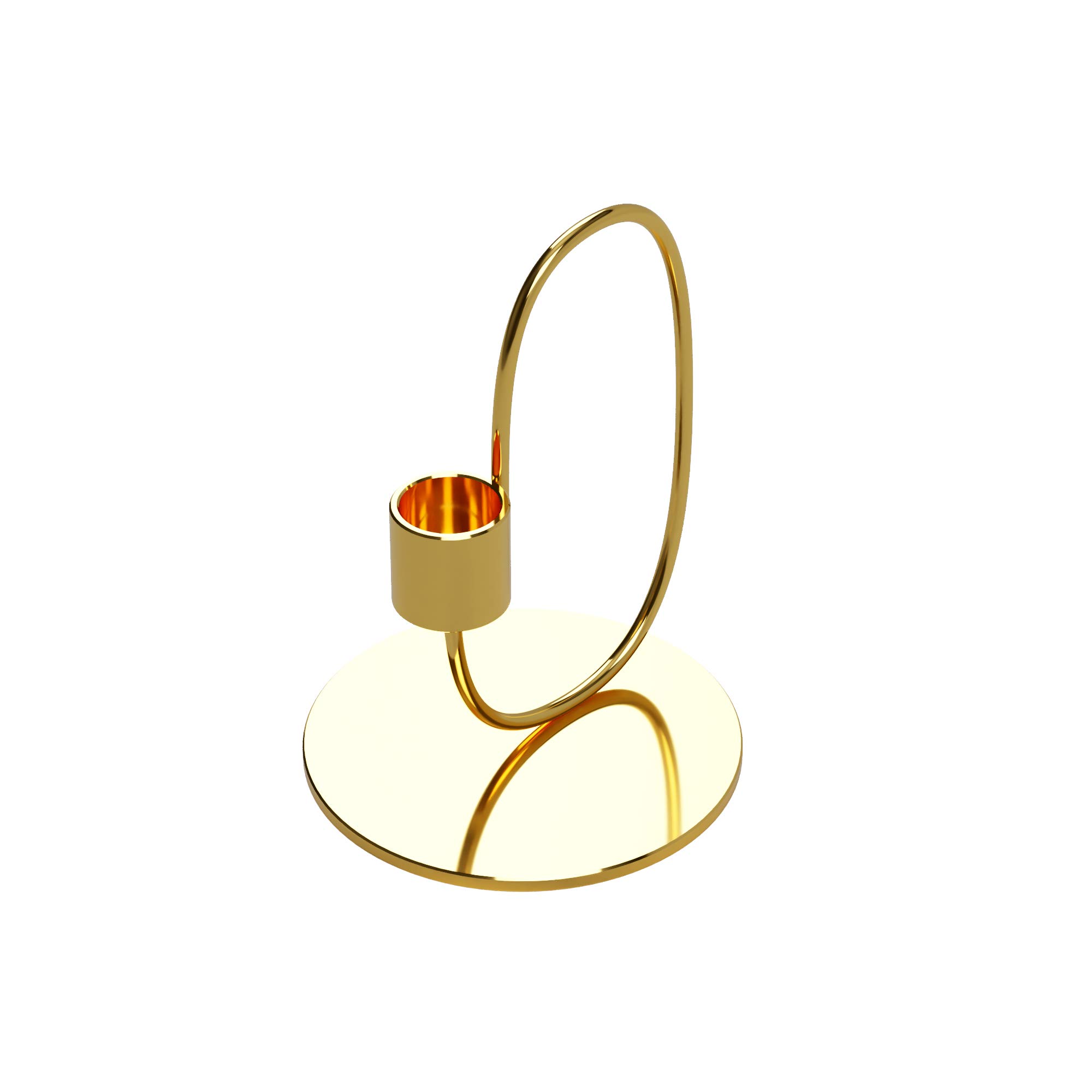 cooee-design-swoop-kerzenhalter-messing-13-5-cm-gl-nzend image 3