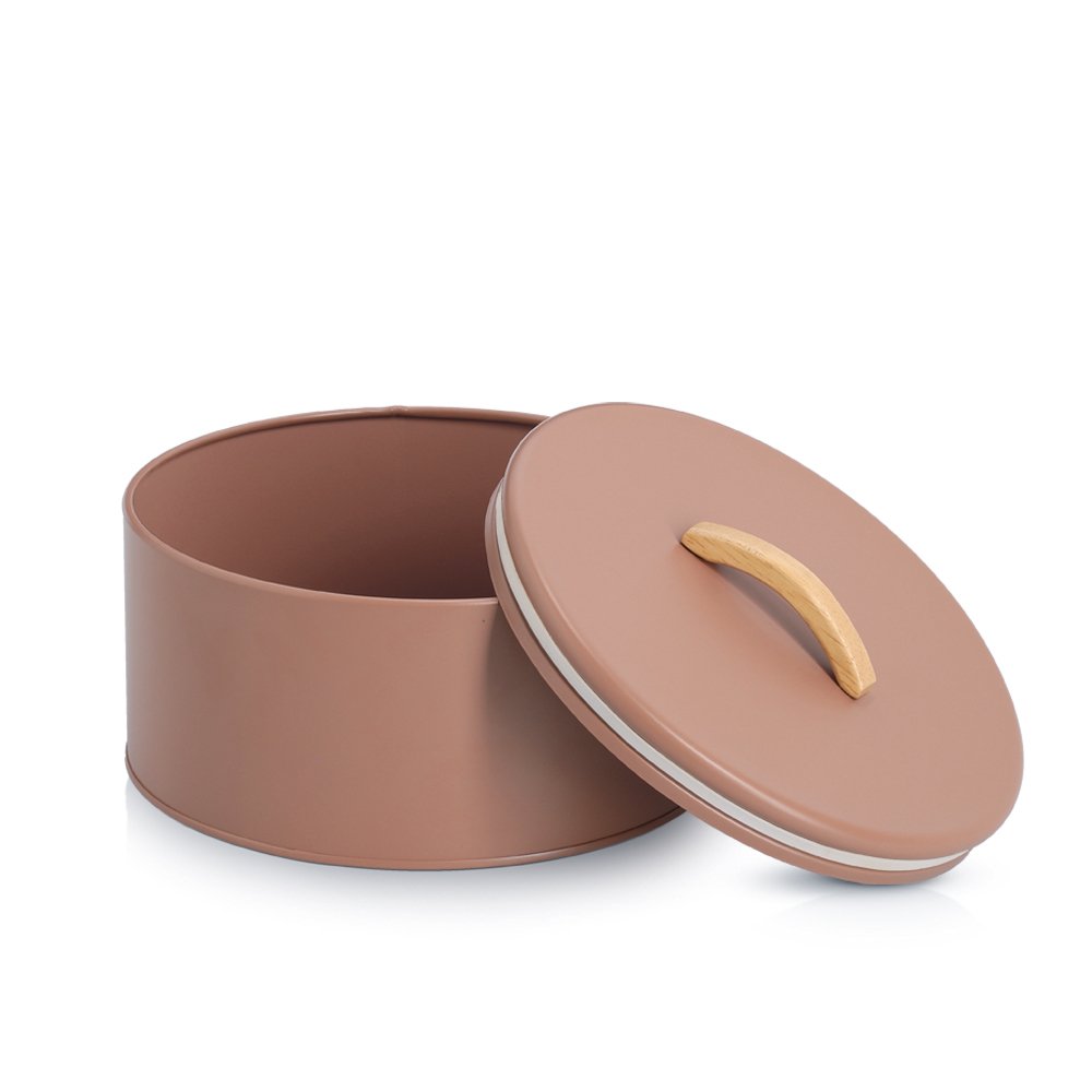 zeller-present-vorratsdose-2400-ml-metall-mocca image 2