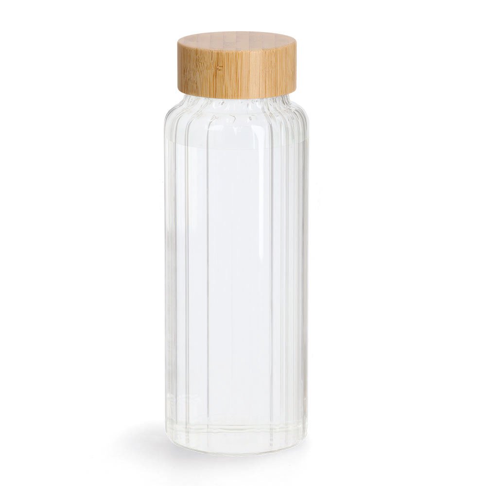 zeller-present-k-che-glasflasche-1000-ml-bambusdeckel image 2