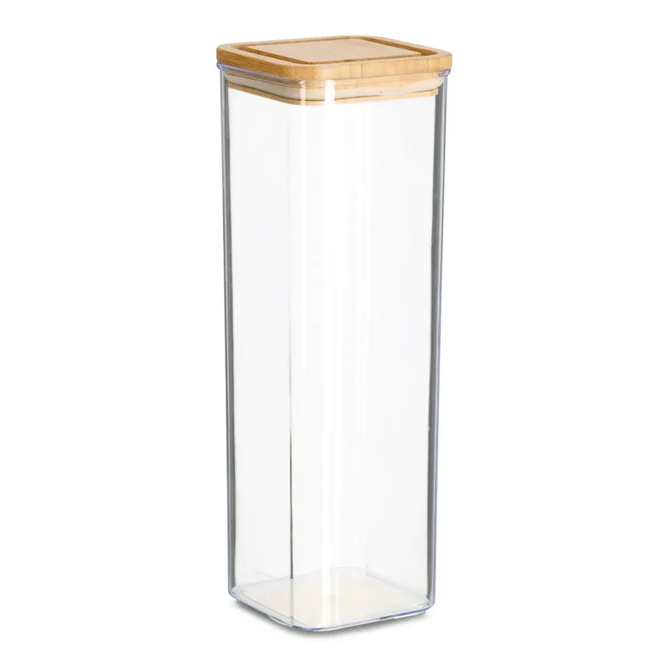 zeller-present-k-che-vorratsdose-bambusdeckel-1900-ml-kunststoff image 1