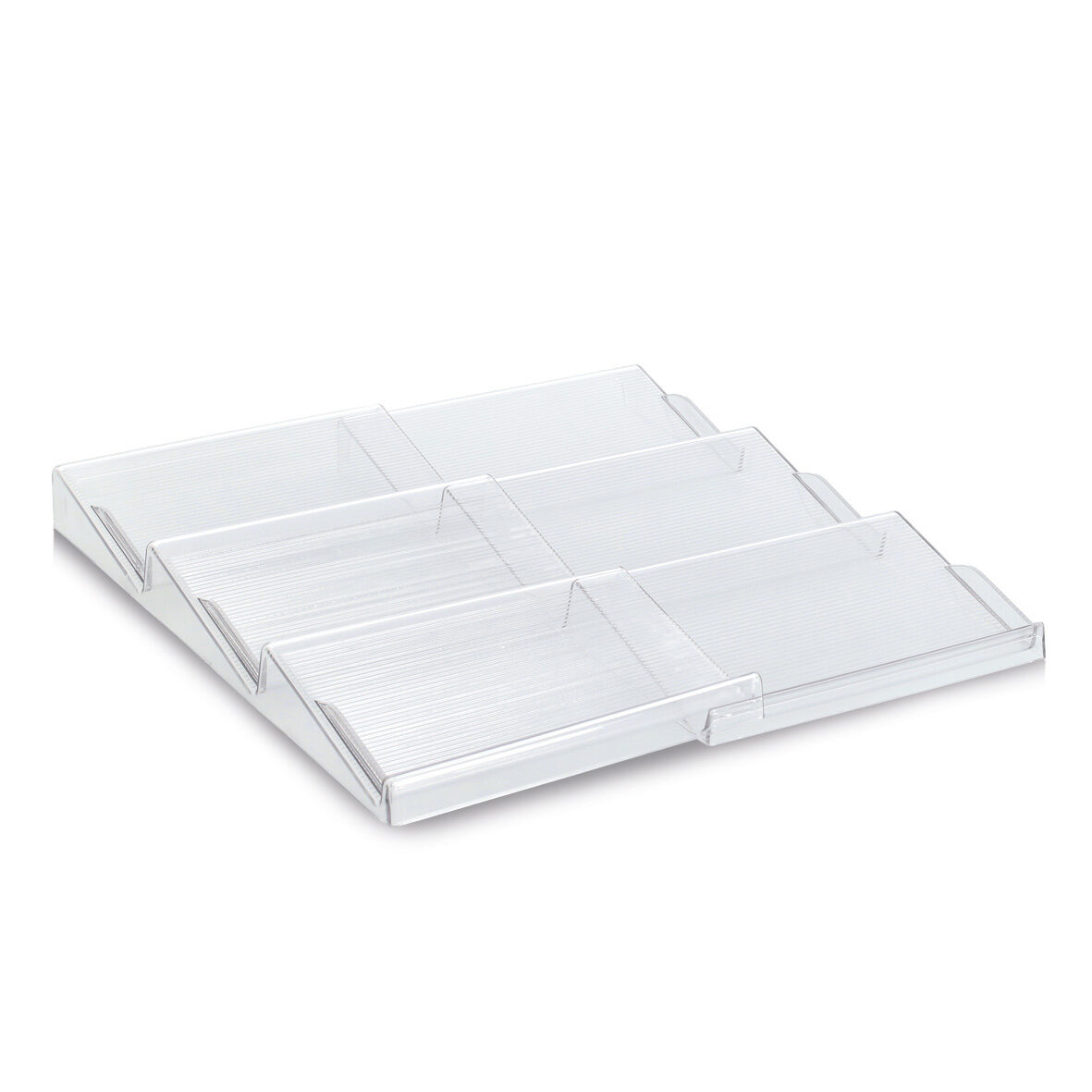 zeller-present-k-che-gew-rz-schubladen-organizer-2-tlg-transparent image 2