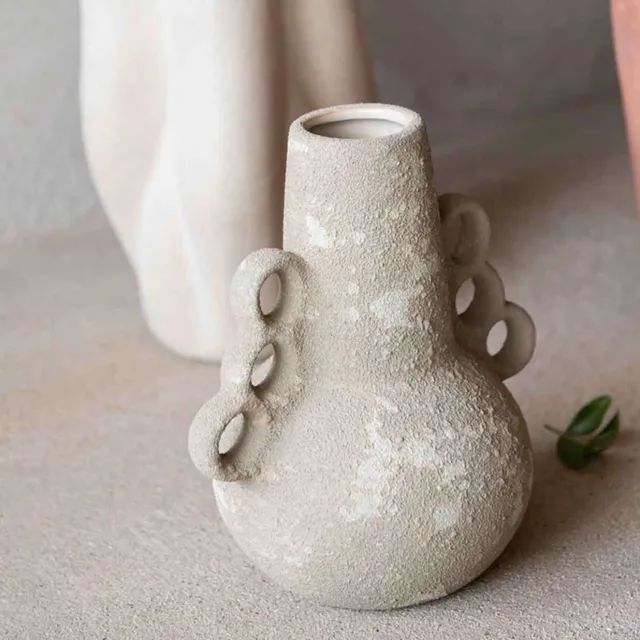 andrea-house-atacama-vase-keramik-braun-19-cm image 1