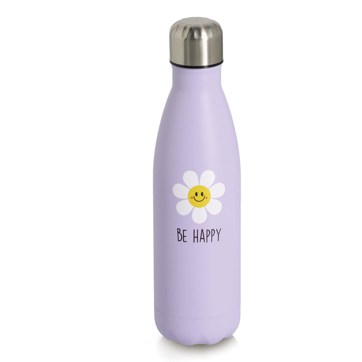 zeller-present-k-che-trinkflasche-happy-flower-500-ml-edelstahl image 1
