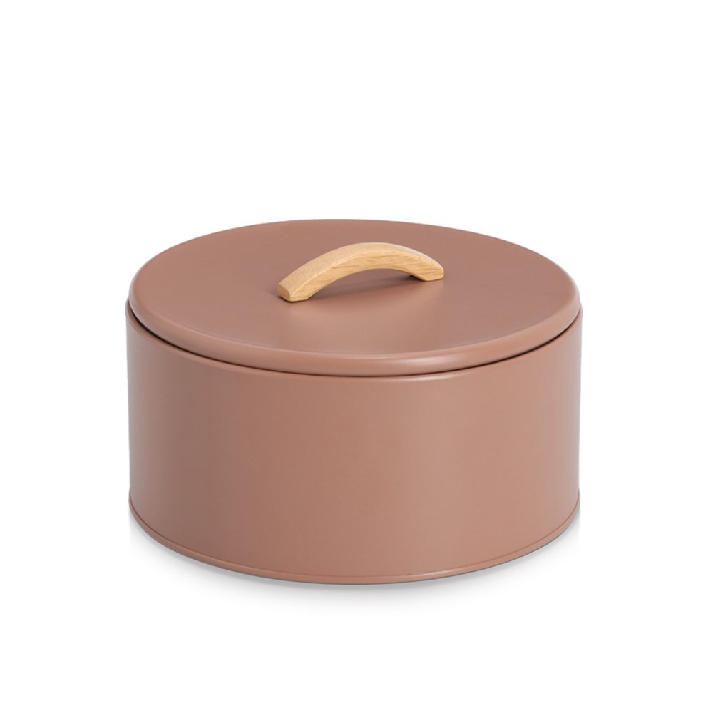 zeller-present-vorratsdose-2400-ml-metall-mocca image 1