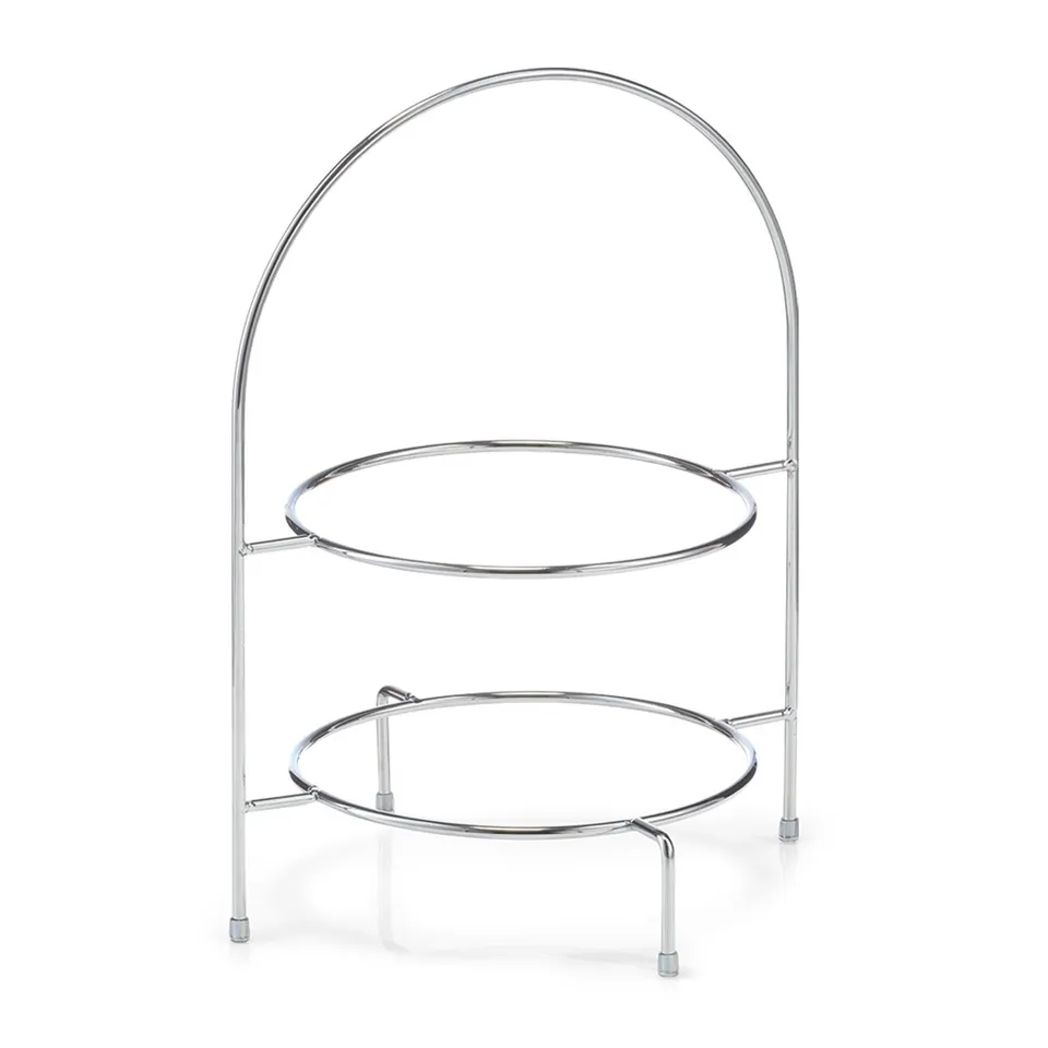 zeller-present-etagere-f-teller-gro-metall-verchromt image 1