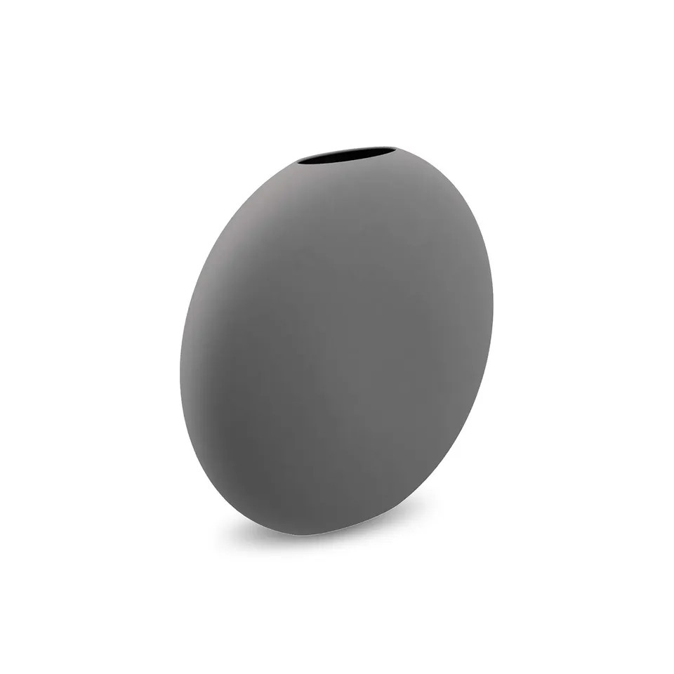 cooee-design-pastille-vase-keramikvase-grau-20-cm-matt image 1