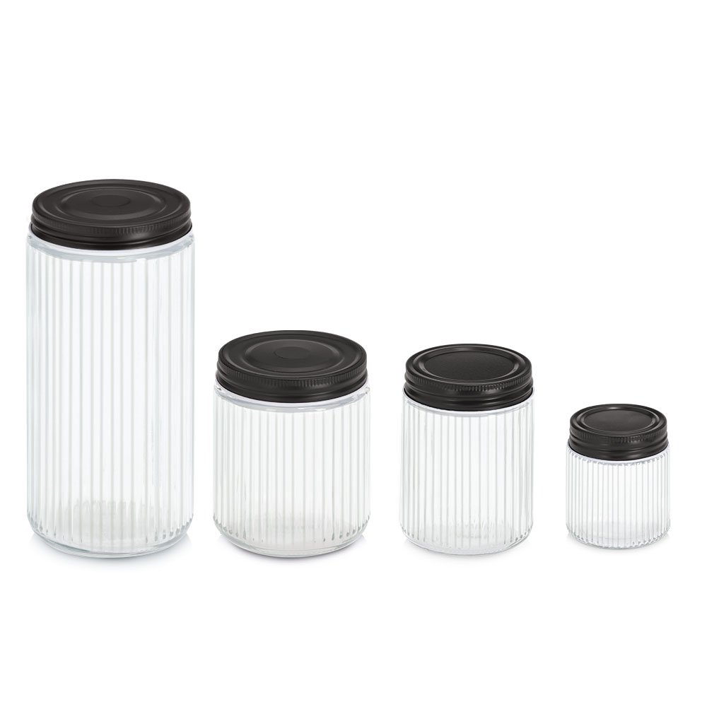 zeller-present-k-che-vorratsglas-950-ml-metalldeckel-luftdicht image 3