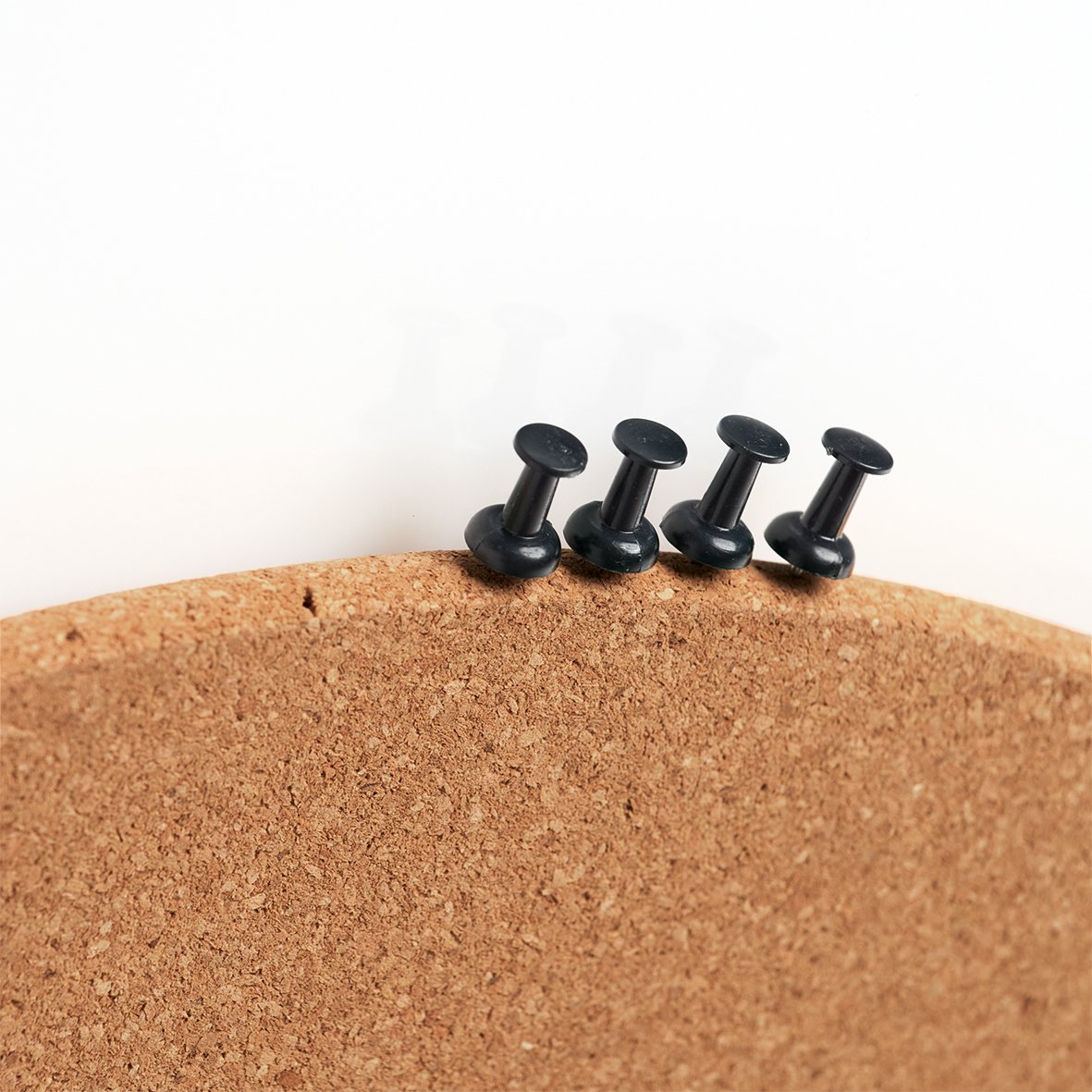 zeller-present-office-pinboard-kork-rund-pinnwand-mit-pins image 5