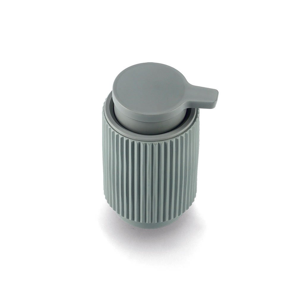 zeller-present-bad-seifenspender-stripes-salbei-polyresin image 3