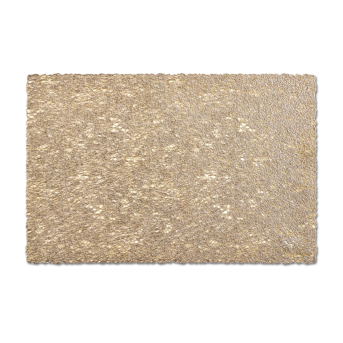 zeller-present-table-platzset-weave-kunststoff-gold image 1