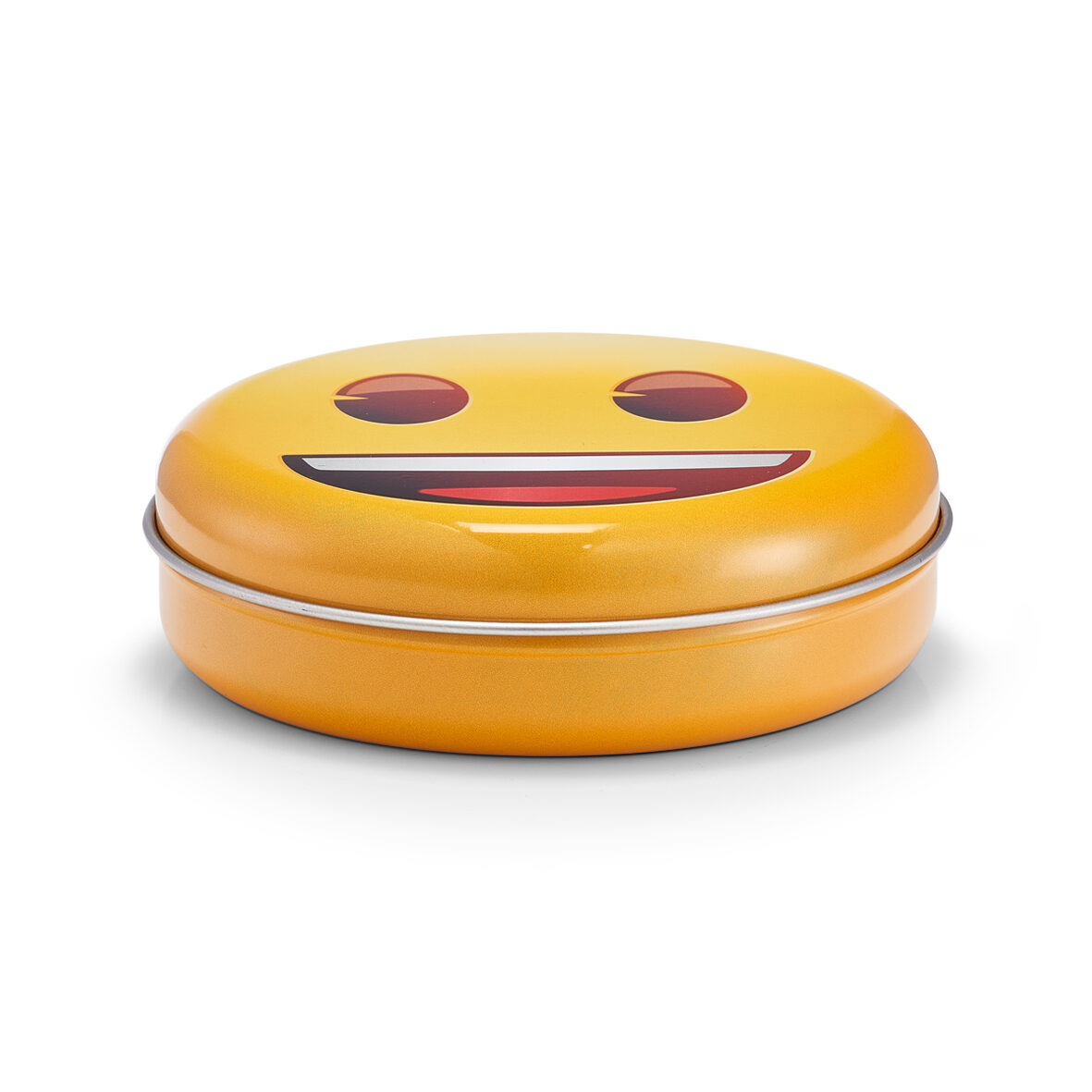 zeller-present-home-box-smiley-metall-gelb image 1