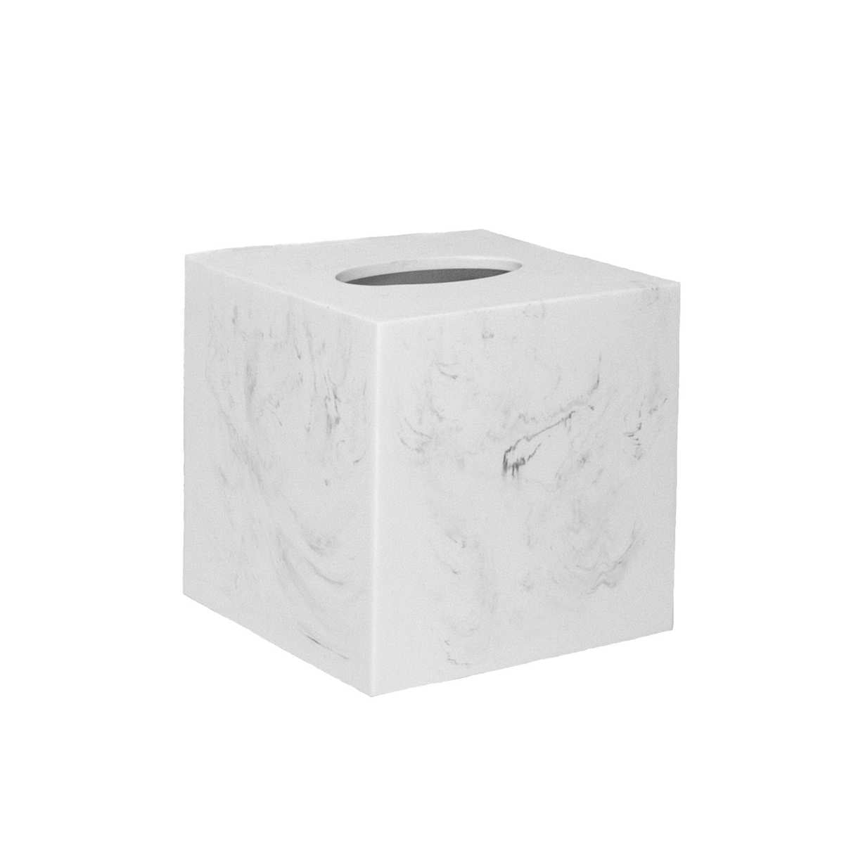 andrea-house-ba-o-taschentuchbox-wei-polyresin-eckig image 2