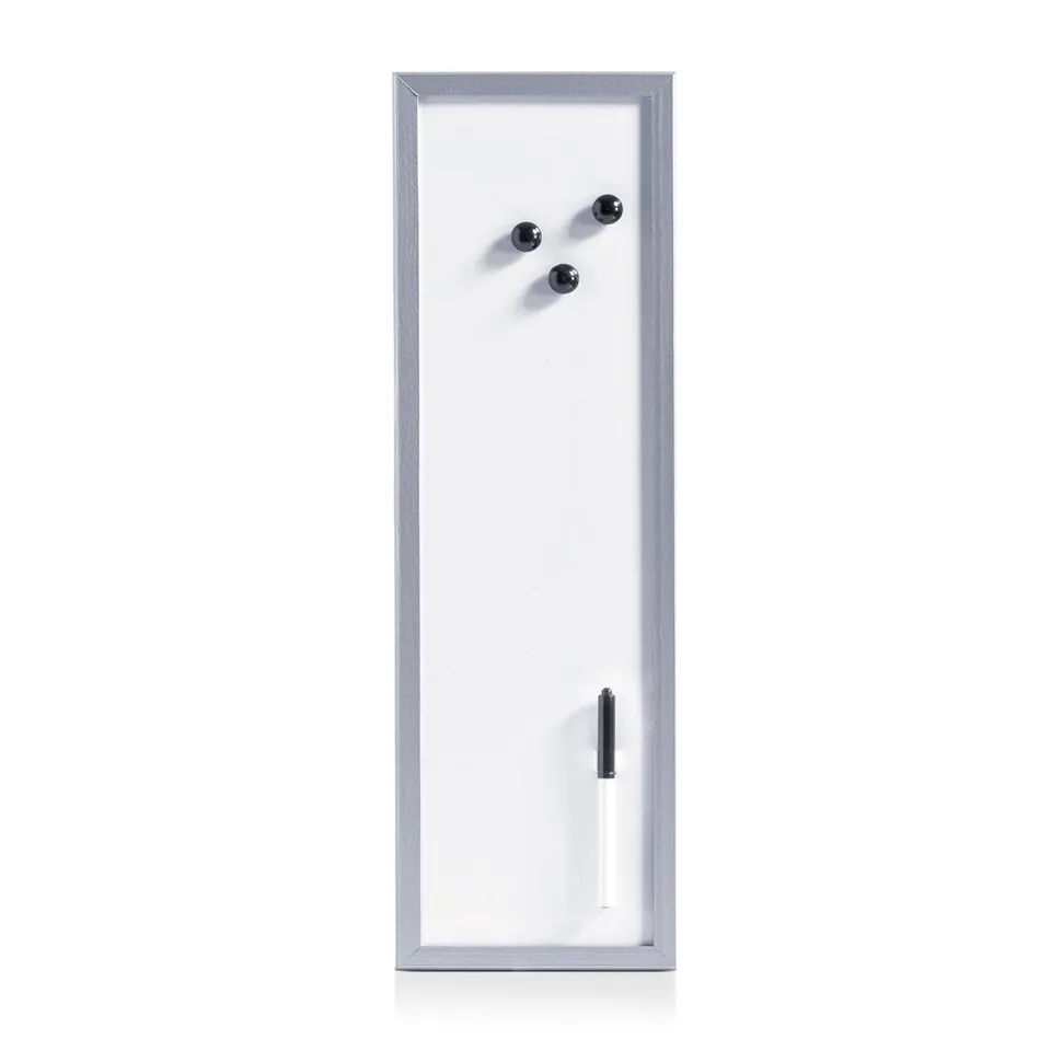 zeller-present-office-magnet-schreibtafel-metall-alugrau image 1
