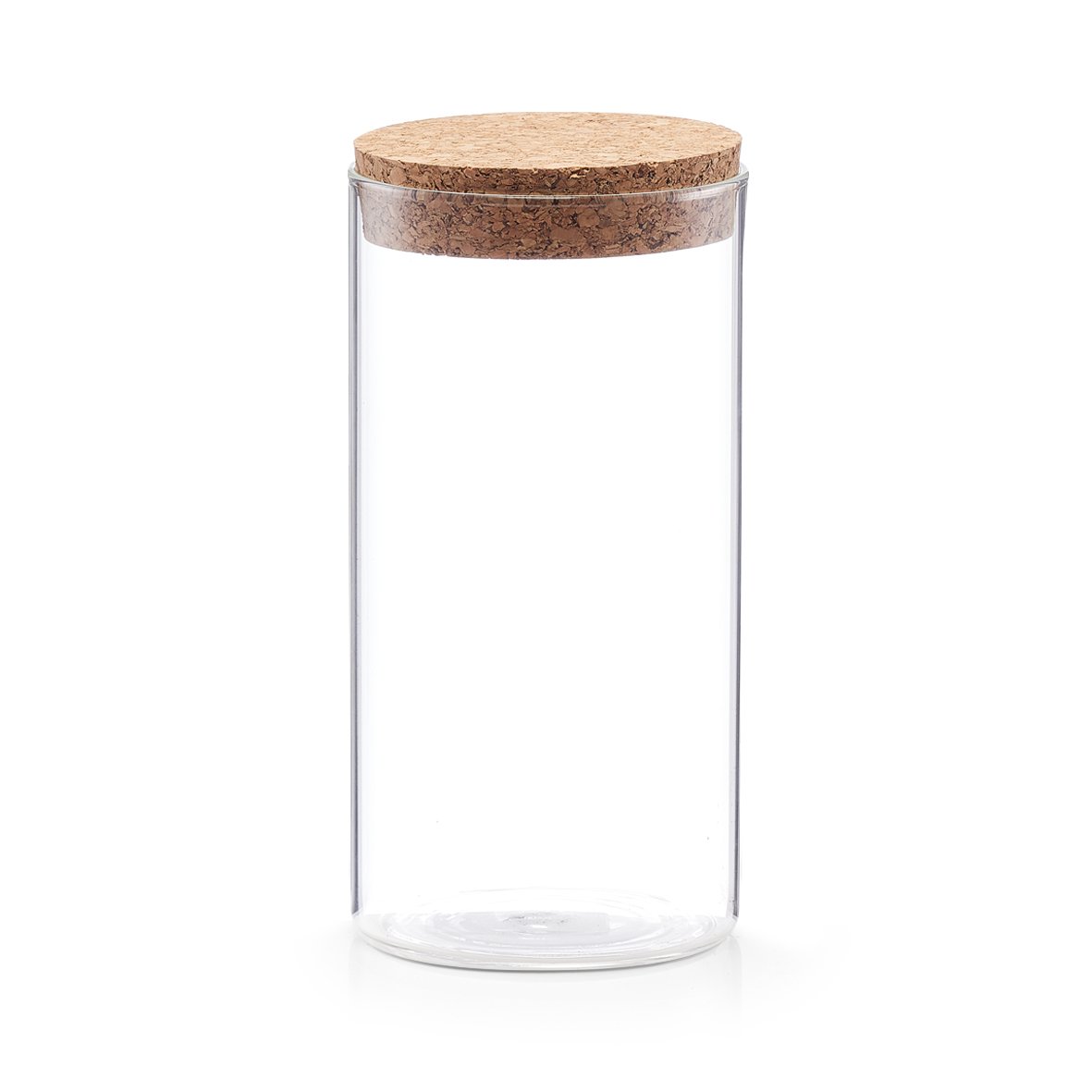 zeller-present-k-che-vorratsglas-korkdeckel-550-ml-glas image 1