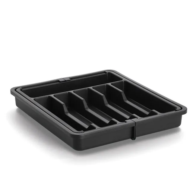 zeller-present-k-che-besteckkasten-ausziehbar-schwarz image 1