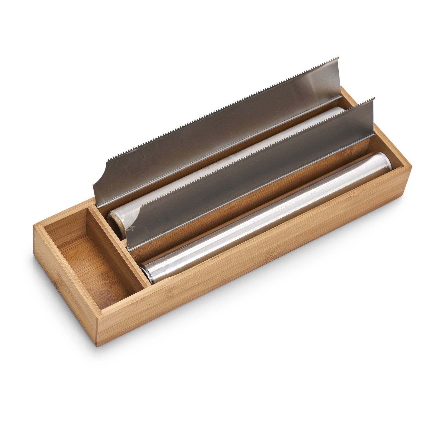 zeller-present-home-living-folienbox-bambus-edelstahl-abrei-kante image 2