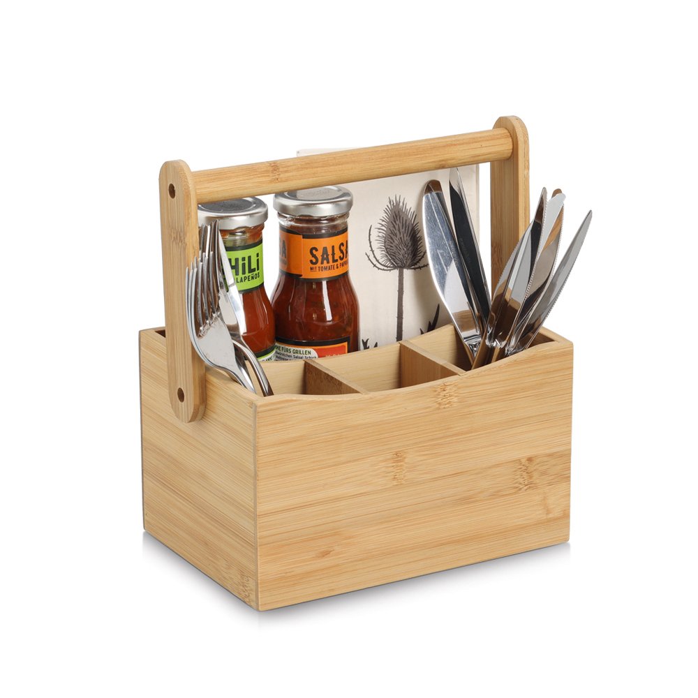 zeller-present-home-living-utensilienhalter-bambus-mit-tragegriff image 2