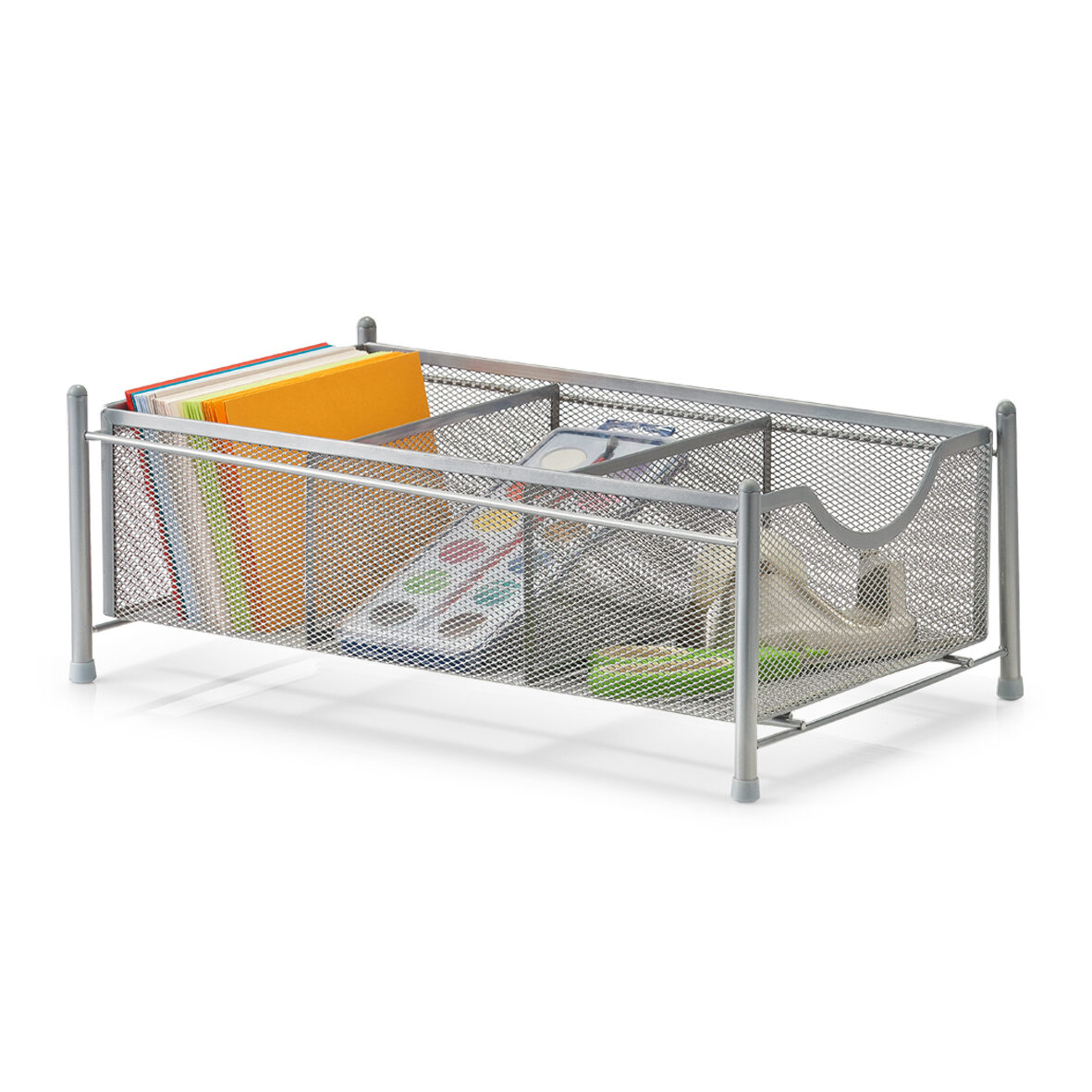 zeller-present-home-living-universalregal-mesh-organizer-mit-schublade image 6