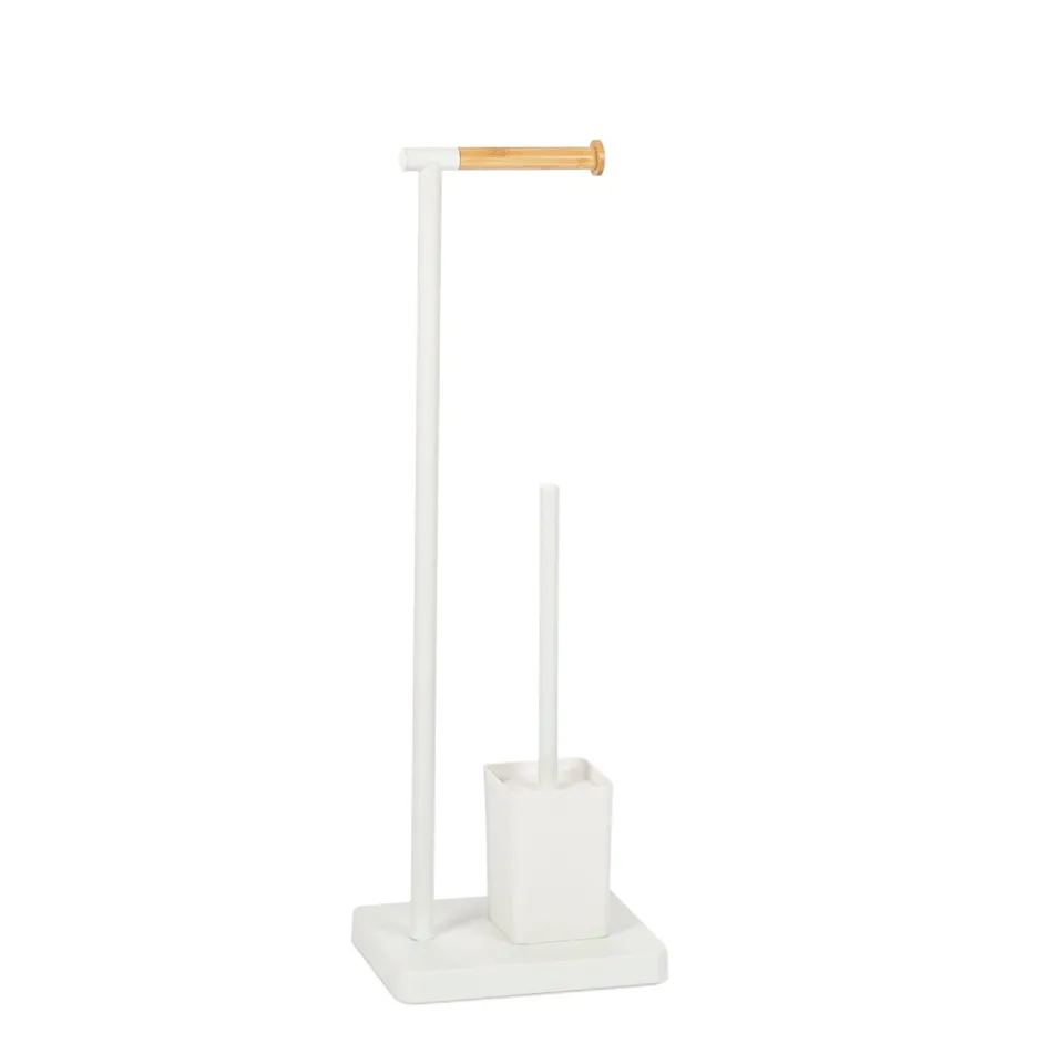 andrea-house-wc-set-metall-wei-b-rste-rollenhalter image 1