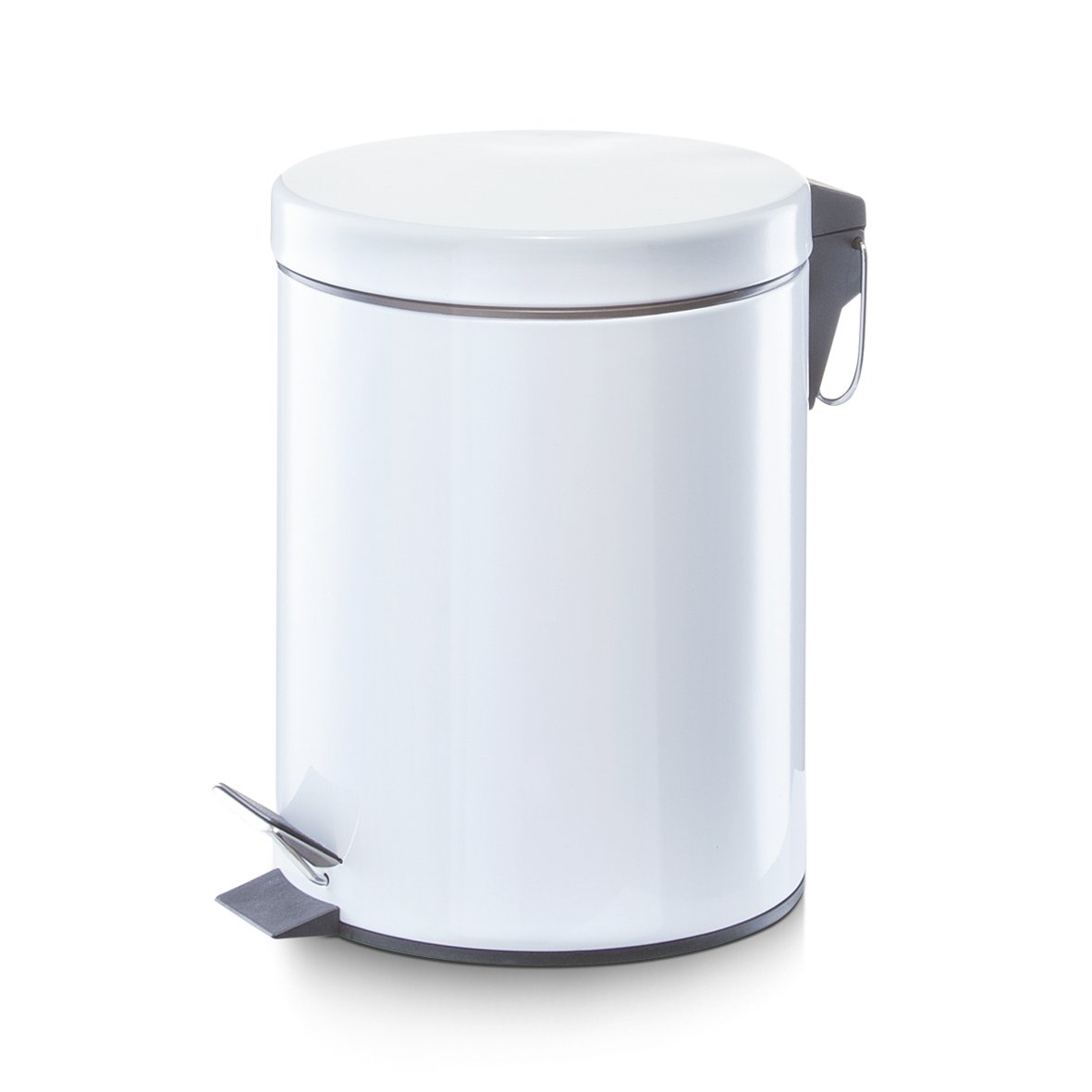 zeller-present-bad-treteimer-5-liter-wei-metall image 1