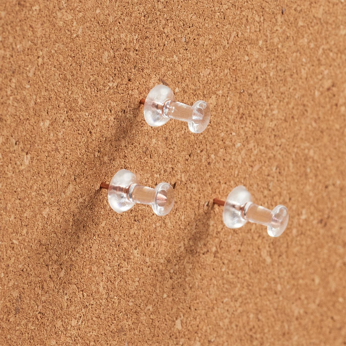zeller-present-office-push-pins-set-25-tlg-transparent-rosegold image 4