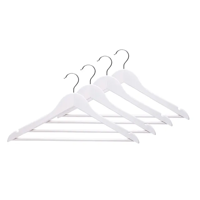 zeller-present-kleiderb-gel-set-holz-wei-4-teilig image 1