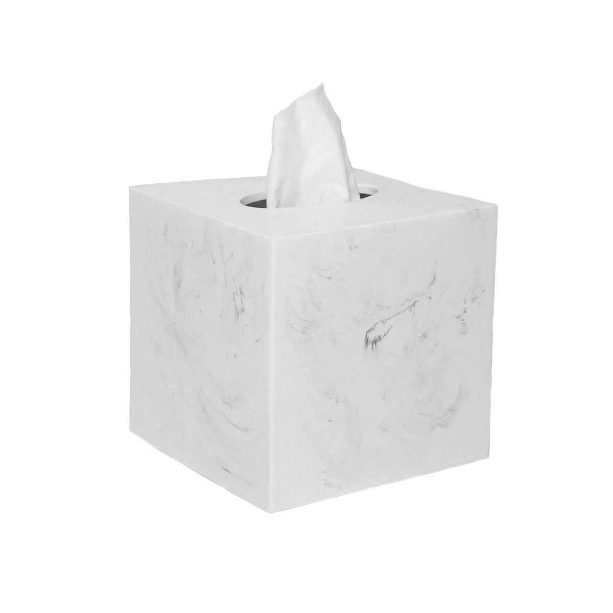 andrea-house-ba-o-taschentuchbox-wei-polyresin-eckig image 3