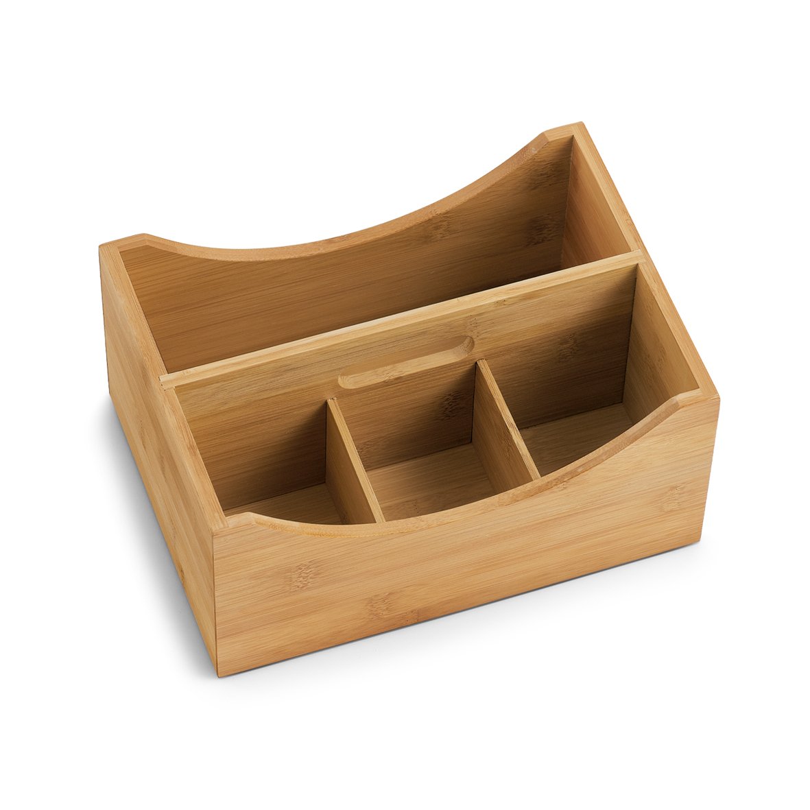 zeller-home-ordnungsbox-mit-griff-bambus-mdf-stapelbar image 3