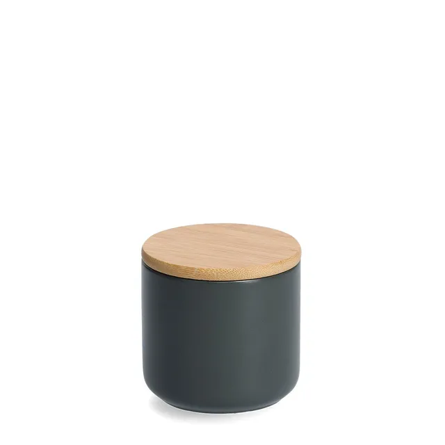 zeller-present-k-che-gew-rzdose-keramik-290-ml-bambusdeckel image 1
