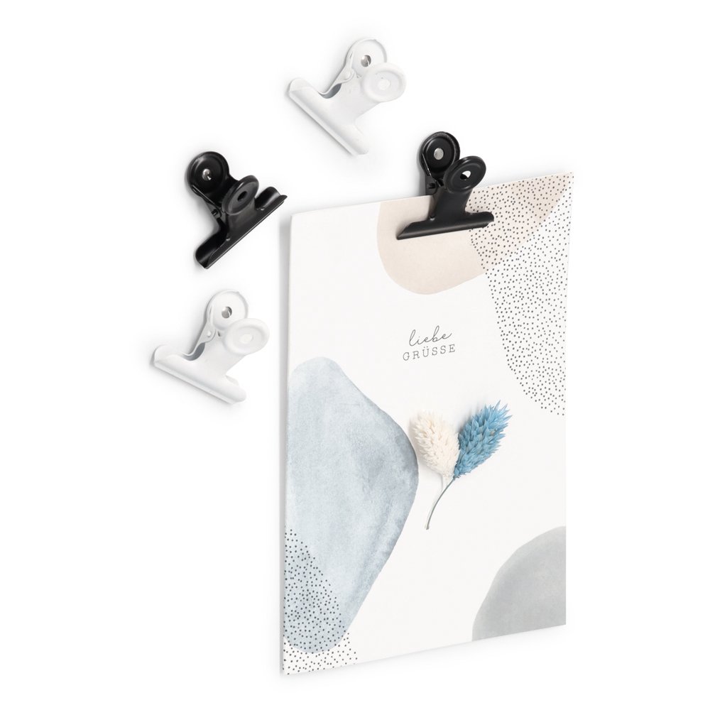 zeller-present-office-magnet-set-clips-4-tlg-schwarz image 3