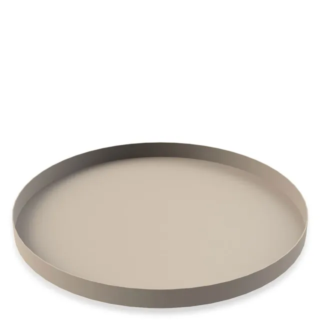 cooee-design-circle-tablett-edelstahl-sand-40-cm-rund image 1