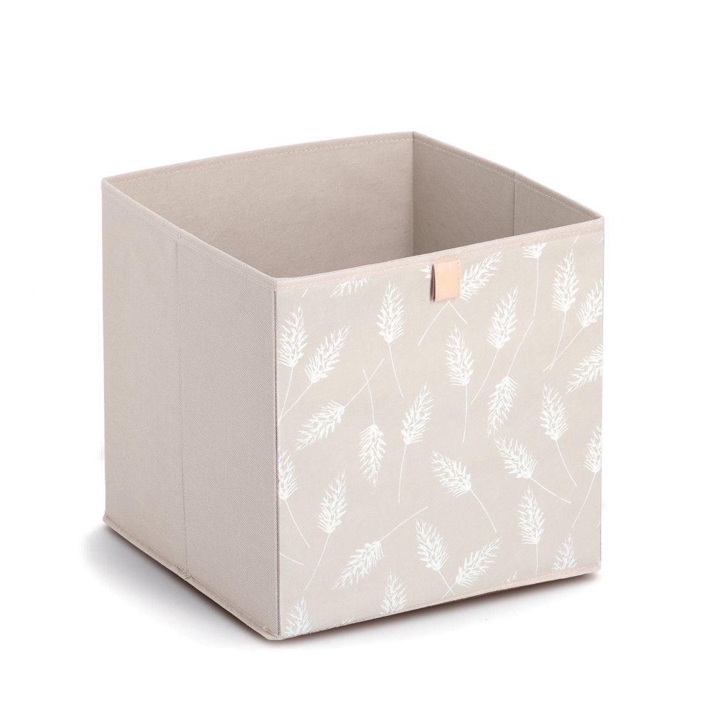 zeller-present-home-living-aufbewahrungsbox-pampasgrass-vlies-beige image 1