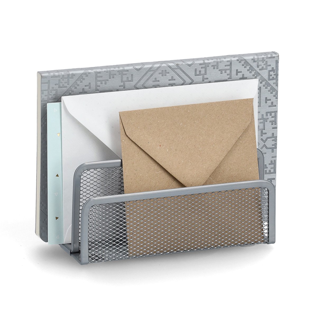 zeller-office-briefbox-mesh-drahtmetall-pulverbeschichtet-ablage image 2