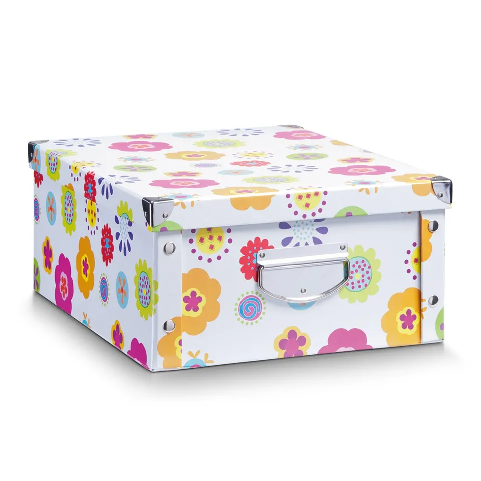 zeller-present-kids-aufbewahrungsbox-pappe-spielzeugkiste-griff image 1