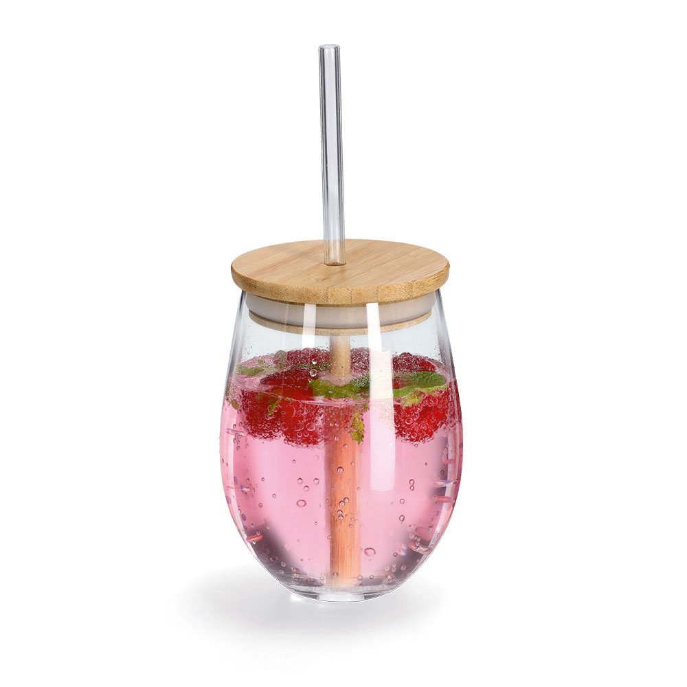 zeller-present-k-che-trinkglas-bambusdeckel-500-ml-glas image 2