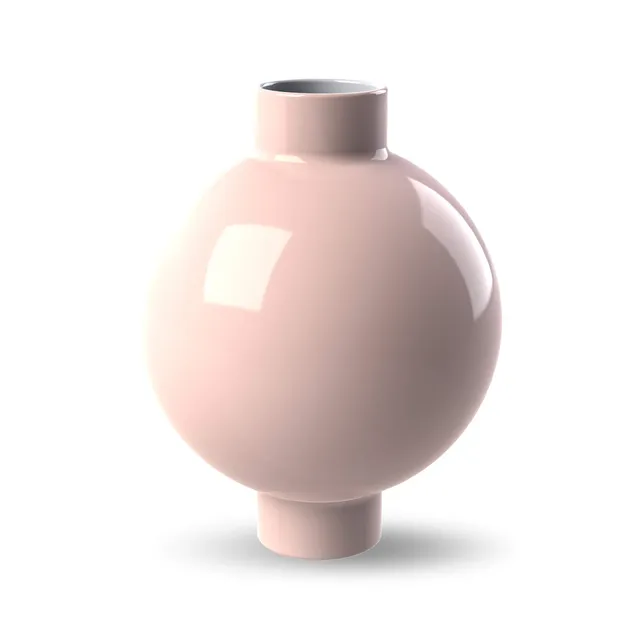 cooee-design-collar-vase-keramikvase-14-cm-dusty-pink image 1