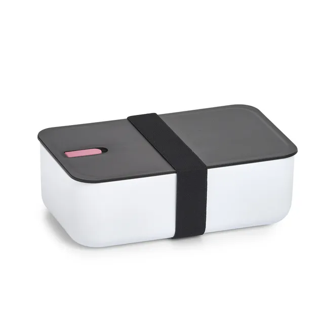 zeller-present-k-che-lunch-box-kunststoff-wei-schwarz-pink image 1