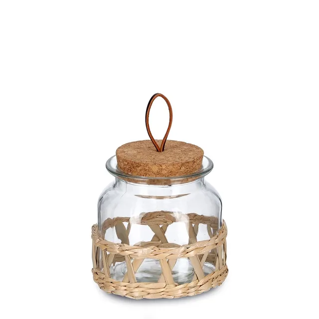 zeller-present-k-che-vorratsglas-boho-kork-610-ml image 1