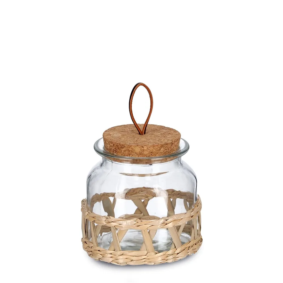 zeller-present-k-che-vorratsglas-boho-kork-610-ml image 1