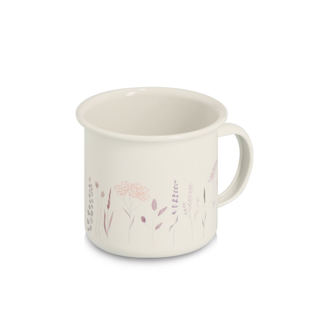 zeller-present-k-che-tasse-flowers-320-ml-metall-mit-blumenprint image 1