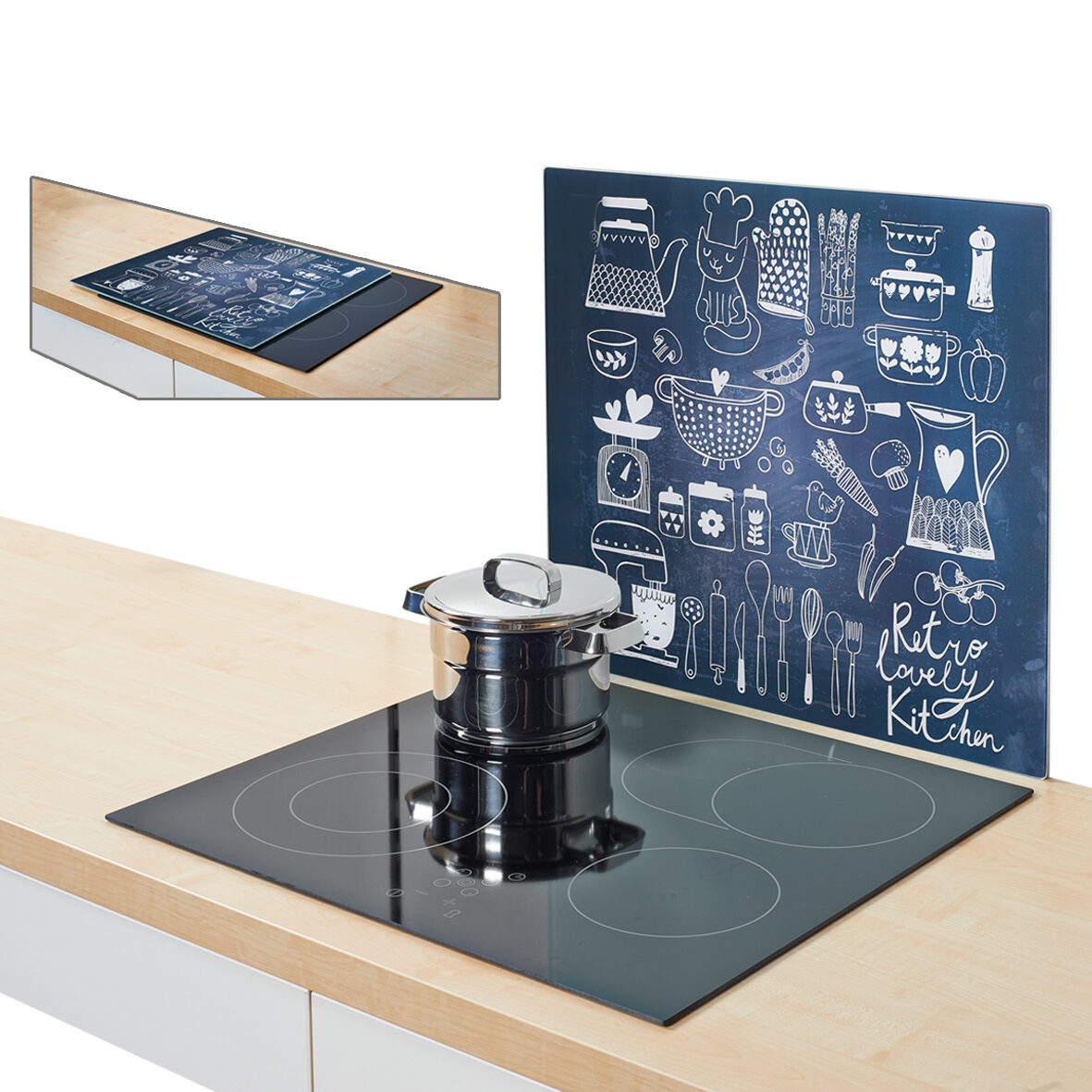 zeller-k-che-lovely-kitchen-herdabdeckung-glas image 4