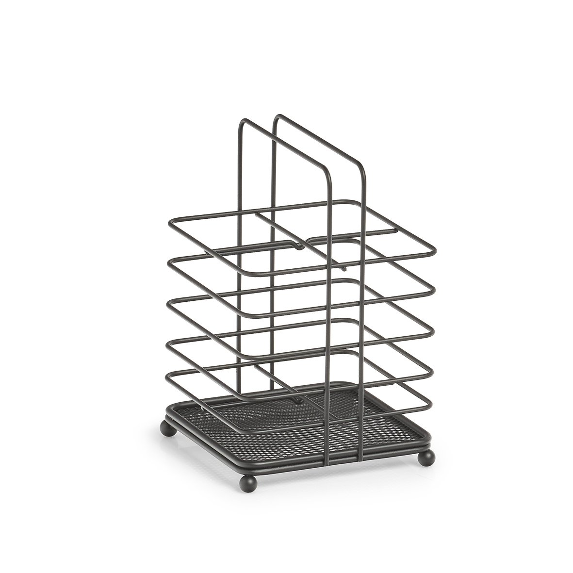 zeller-present-home-living-utensilienhalter-metall-schwarz-industrial image 1