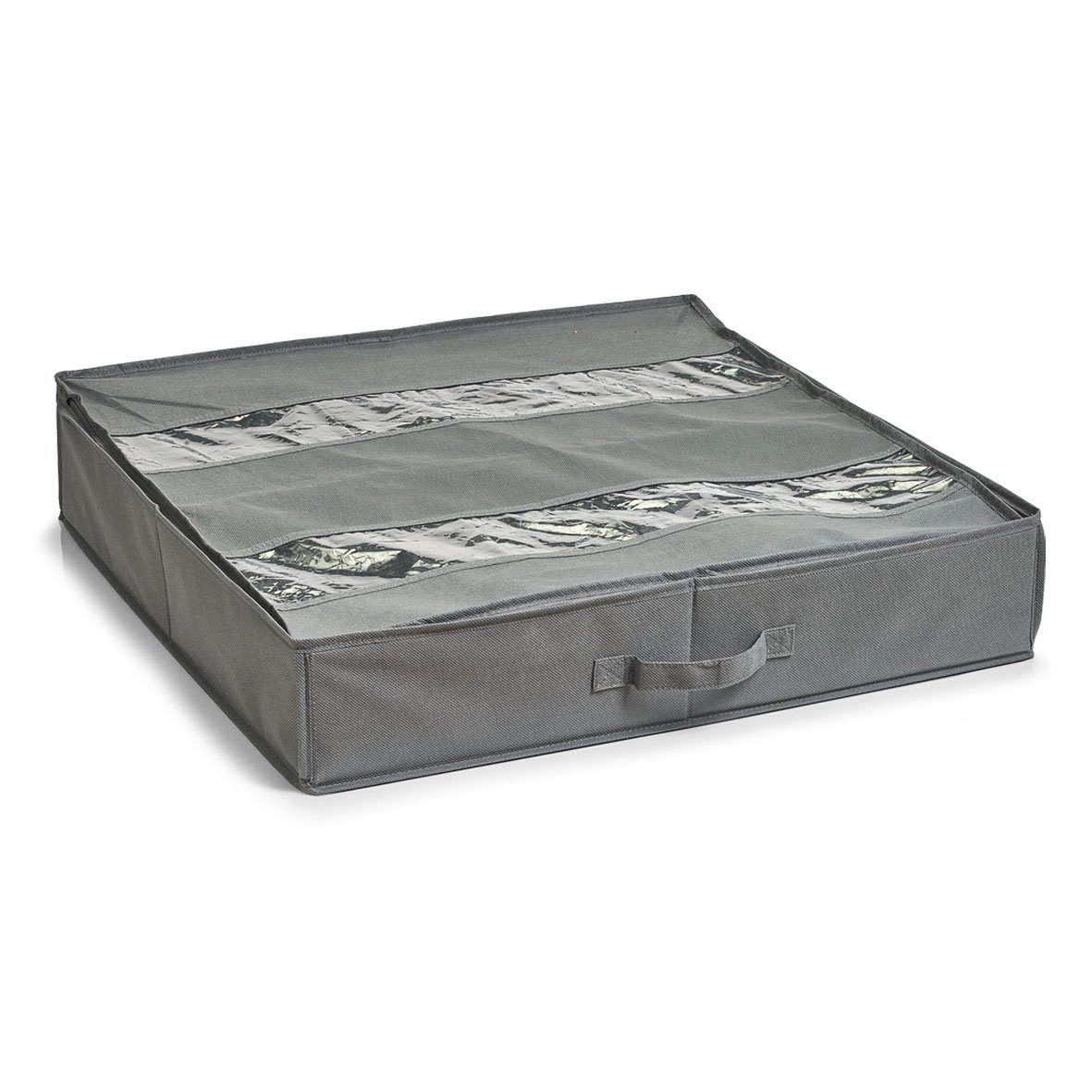 zeller-present-schuh-aufbewahrungsbox-vlies-grau-flexibel image 1