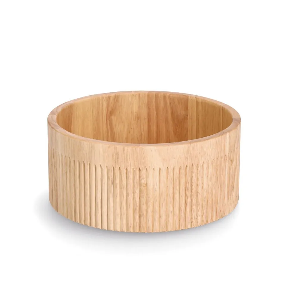 zeller-present-k-che-schale-stripes-gummibaum-holzschale image 1